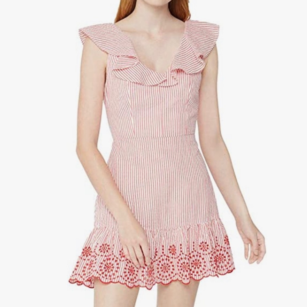 NWT! BCBGeneration Women's Sleeveless Embroidered Day Dress